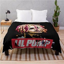 lil pump 4 T-Shirt Throw Blanket