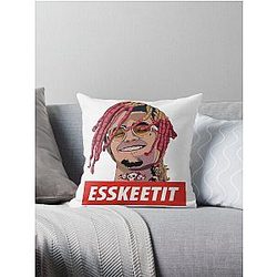 Lil Pump Jetski ESSKEETIT Fan Art Short Sleeve T-Shirt Throw Pillow