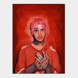 Lil Peep Posters - Lil Peep Digital PortraitPoster