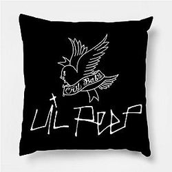 Lil Peep Pillows - Lil Peep Cry Pillow