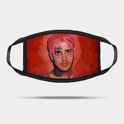 Lil Peep Face Masks - Lil Peep Digital Portrait Mask