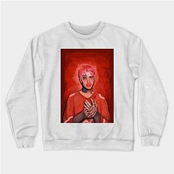 Lil Peep Sweatshirts - Lil Peep Digital Portrait Sweatshirt