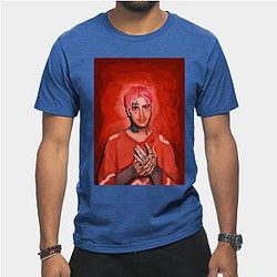 Lil Peep T-Shirts - Lil Peep Digital Portrait T-Shirt