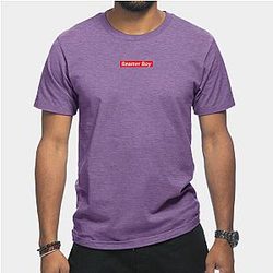Lil Peep T-Shirts - Beamer Boy  Red Box Logo T-Shirt