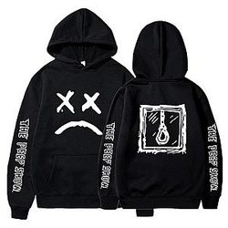 Lil Peep Hoodies - Come Over When You're Sober SAD FACE Hoodie