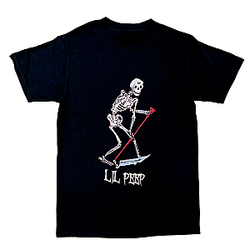 Skeleton Reaper LA 0605 Lil Peep T-Shirts
