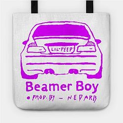 Lil Peep Bags - Beamer Boy (Logo) - Lil Peep Tote