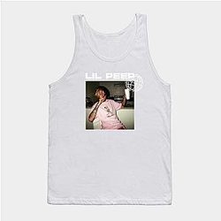 Lil Peep Tank Tops - Aesthetic Lil Peep 'Smoke and Drink' Design Tank Top