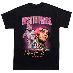 Lil Peep T-shirts - Rest In Peace Classic Lil Peep T-Shirt