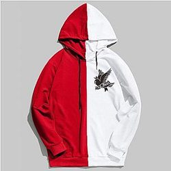 Lil Peep Hoodies - Dual Color Crybaby Pullover Hoodie
