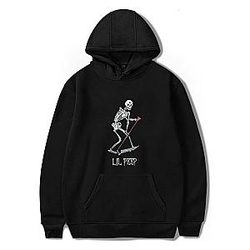 Lil Peep - Black OG Skeleton Pullover Hoodie