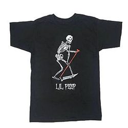 Lil Peep - Black OG Skeleton T-Shirt