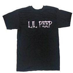 Lil Peep T-shirts - Black OG Lil Peep Design T-Shirt