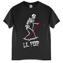 Lil Peep T-shirts - Lil Peep Skeleton Classic T-Shirt