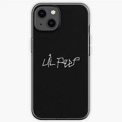 Lil Peep Cases - LiL PEEP black logo iPhone Soft Case