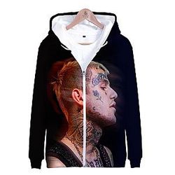 Lil Peep Jacket - Fashion 3D Printed Lil Peep Jackets