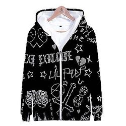 Lil Peep Jacket - Fashion Design Print Men Zipper Jacket