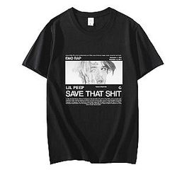 Lil Peep T-Shirt - Fashion Hip Hop Soft Cotton Short Sleeve T-shirt