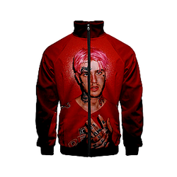 Lil Peep Zipper Jacket - 3D Printed Trendy Jackets