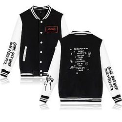 Lil peep Baseball Jacket - Unisex Winter Uniform Coat Casual Tops