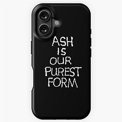 Ash Is Our Purest Form Lil Peep White iPhone Case