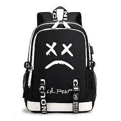 Lil Peep Backpack - Student Bag For Laptop Bagpack