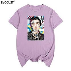 Rapper Lil Peep T-shirt - Summer Print Cotton T-shirt