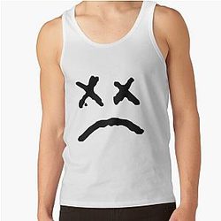 Lil Peep Tank Tops - Lil Peep Face Tank Top