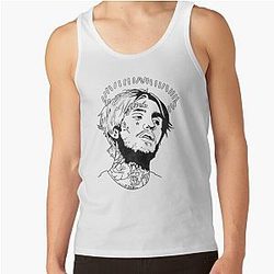 Lil Peep Tank Tops - Draw Lil Peep Tank Top