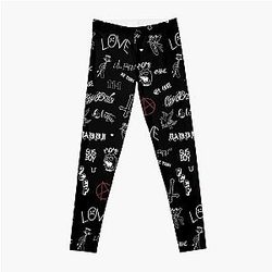 Lil Peep Leggings - Lil Peep Tattoos Leggings