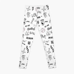 Lil Peep Leggings - Lil Peep Tattoos Leggings