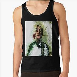 Lil Peep Tank Tops - Stylish print color Lil Peep Tank Top