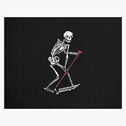 Lil Peep Puzzles - Best Selling Lil Peep Skeleton Merchandise Jigsaw Puzzle