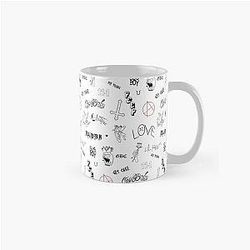 Lil Peep Mugs - Lil Peep Tattoos Classic Mug
