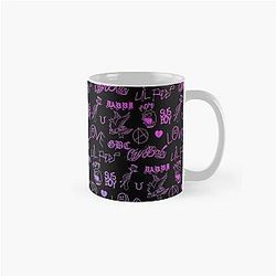 Lil Peep Mugs - Lil Peep Tattoos Neon Classic Mug