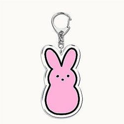 Lil Peep Keychain - Lil Peep Rapper Acrylic Key Chain Pendant Key Ring Hellboy Keychains