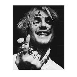 Lil Peep Wall Art - Lil Peep Star Starry Wall Art