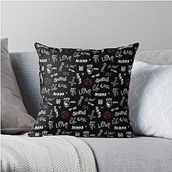Lil Peep Pillows Cover - Lil Peep Tattoos Throw Pillow Cover