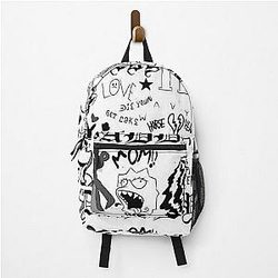 Lil Peep Backpacks - Lil Peep Tattoos Backpack