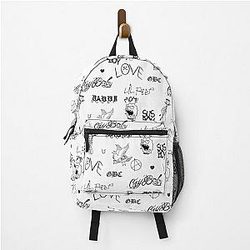 Lil Peep Backpacks - LIL PEEP TATTOOS Backpack