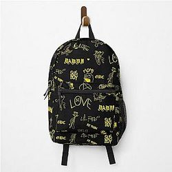 - Lil Peep Tattoos Yellow Backpack