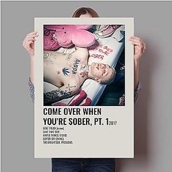 Lil Peep Posters - Rapper Hip Hop Canvas Painting Home Decoration