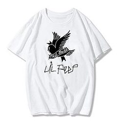 Lil Peep T-shirts - Lil Peep White Crybaby Classic T-Shirt