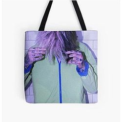Lil Peep Bags - Lil Peep All Over Print Tote Bag