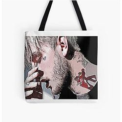 Lil Peep Bags - Original print color Lil Peep All Over Print Tote Bag
