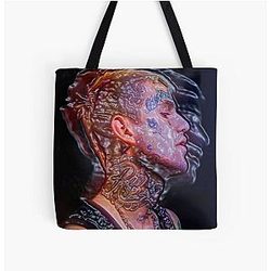 Lil Peep Bags - Lil Peep All Over Printed Casual Tote Bag