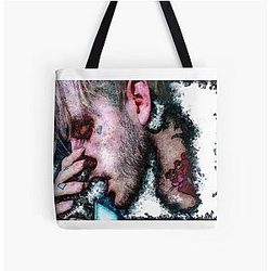 Lil Peep Bags - Original print color Lil Peep All Over Print Tote Bag