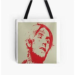 Lil Peep Bags - Stylish print color Lil Peep All Over Print Tote Bag