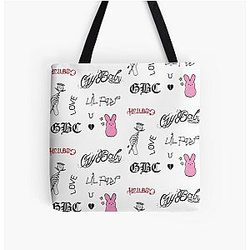 Lil Peep Bags - Lil peep tattoo pack All Over Print Tote Bag