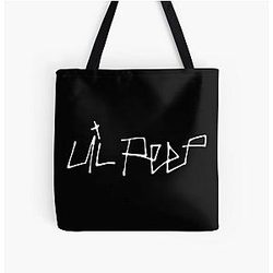 Lil Peep Bags - Lil Peep logo All Over Print Tote Bag